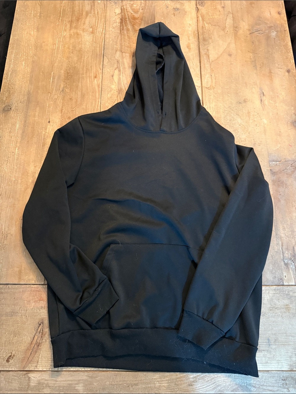 Classic Black Hoodie Sweatshirt - Men's Casual Pullover